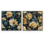 Mattheo - Ensemble de 2 collages carrés floraux-101844004-101844005