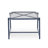 Kincaid Outdoor 3-Piece Conversation Set with IRON Frame - 2 Mesh Chairs & 1 Side Table, Matter Navy Blue-80193945