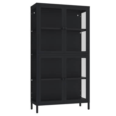 Inbox Zero Dalziel 27.6'' Wide 4 - Shelf Storage Cabinet & Reviews