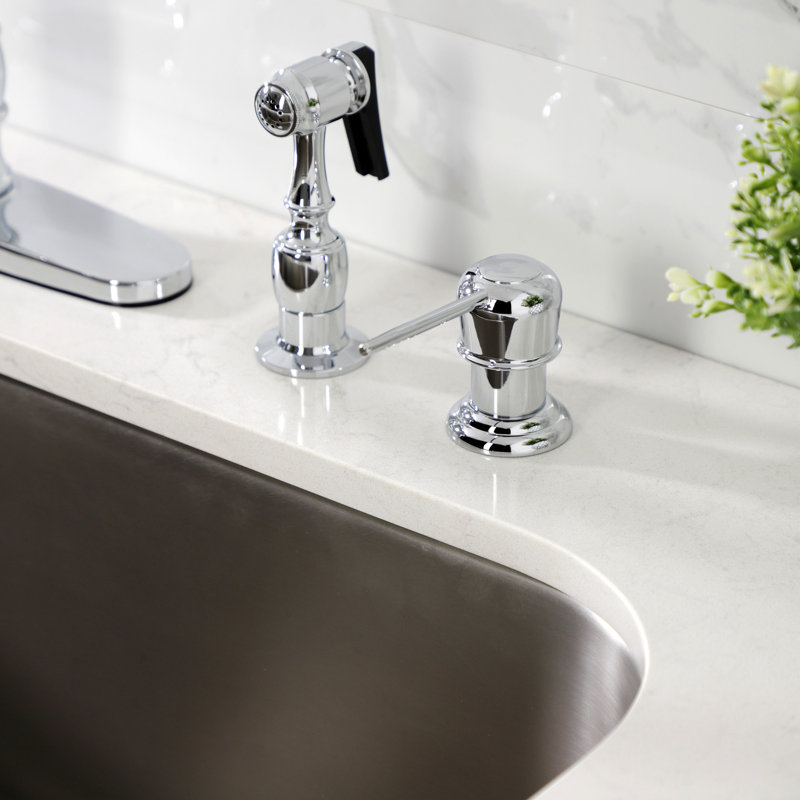 Distributeur de savon Kingston Kingston Heritage, Chrome poli