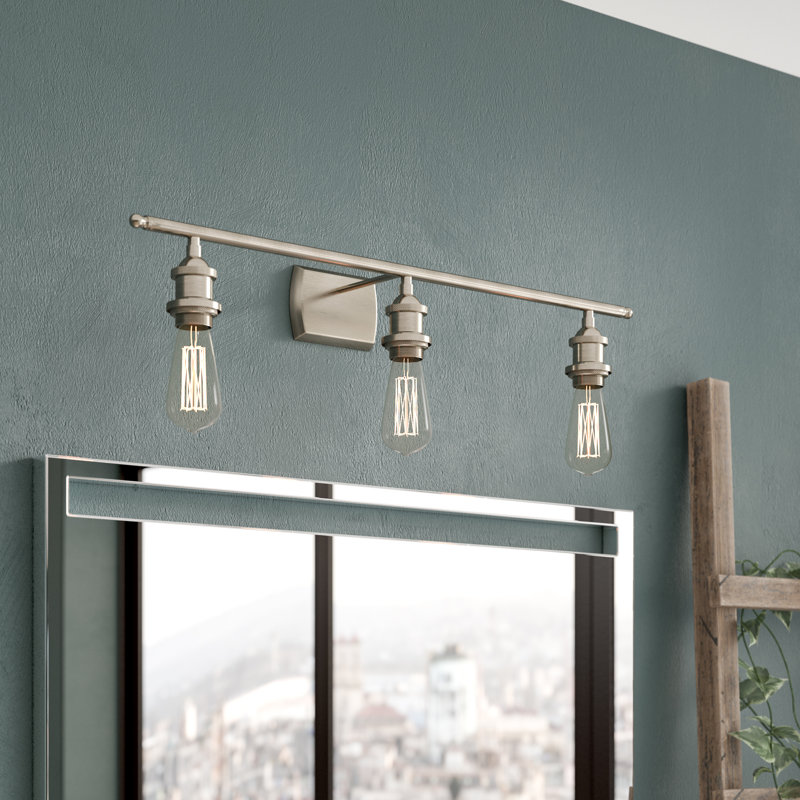 Alfonso 3 - Light Dimmable Vanity Light, Brushed Satin Nickel