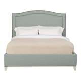 Caroline/Casey Queen Upholstered Low Profile Panel Bed