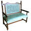 Colonial Leather Bench-434962701