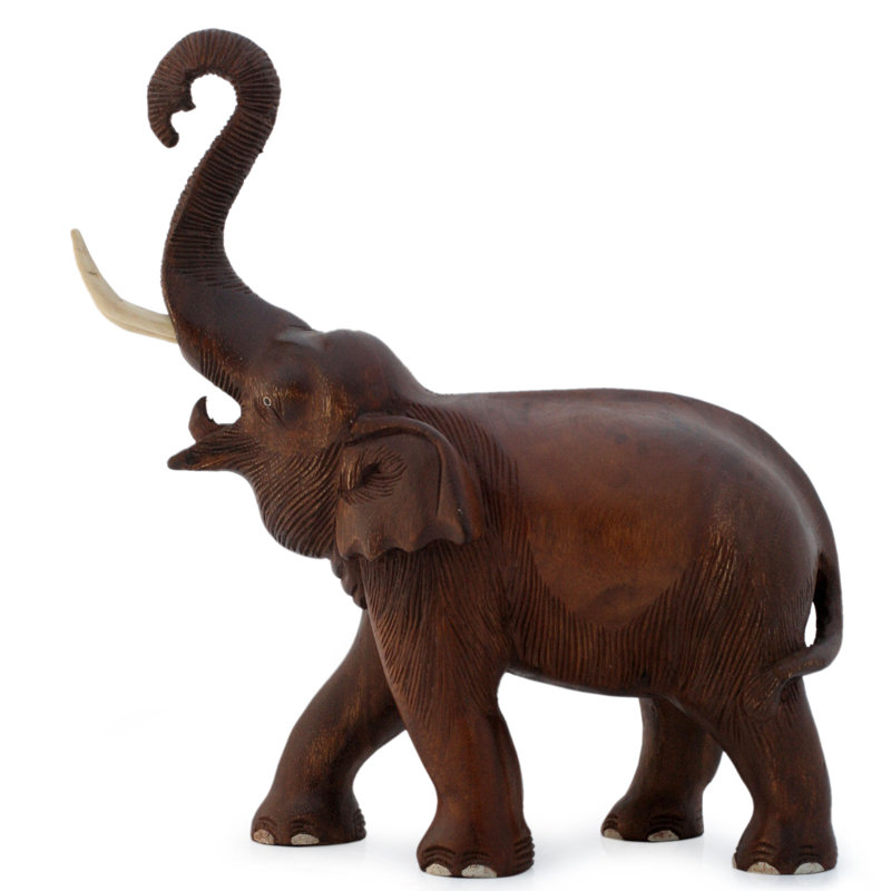 Figurine en bois éléphant joy Gurdeep