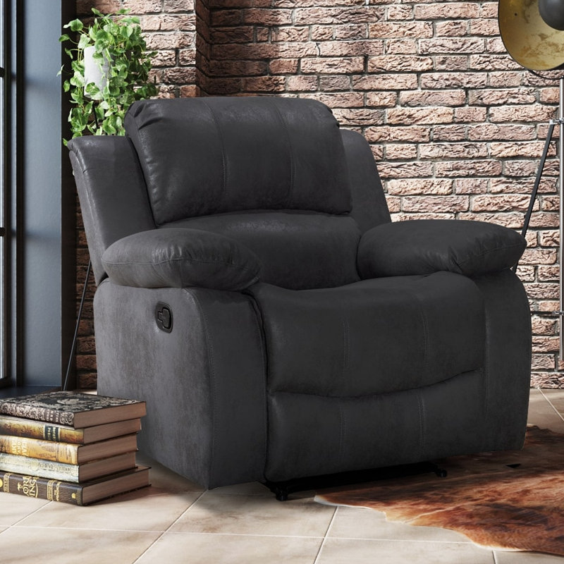 Bernal Manual Recliner, Grey