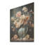 Poterie florale rose rococo raffinée - poterie bohème sur bois-1496425555