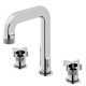 Wythe 9" H Two Handle Widespread Bathroom Faucet 