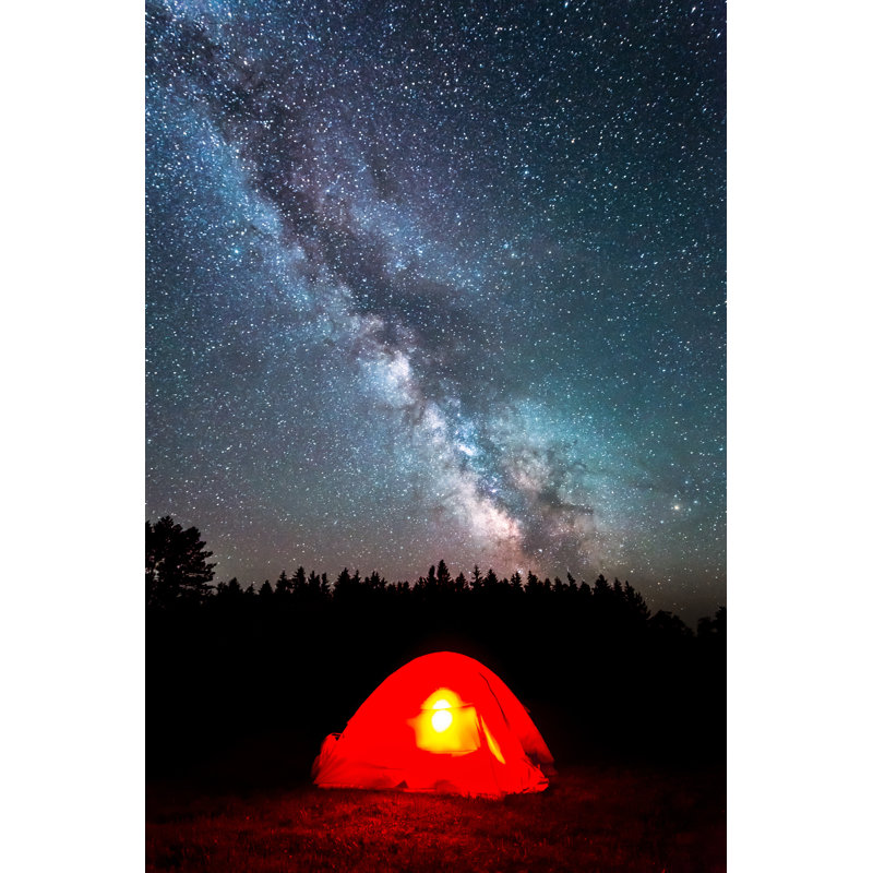 Camping Under The Sky - Wrapped Canvas Print, 30cm H x 20cm W