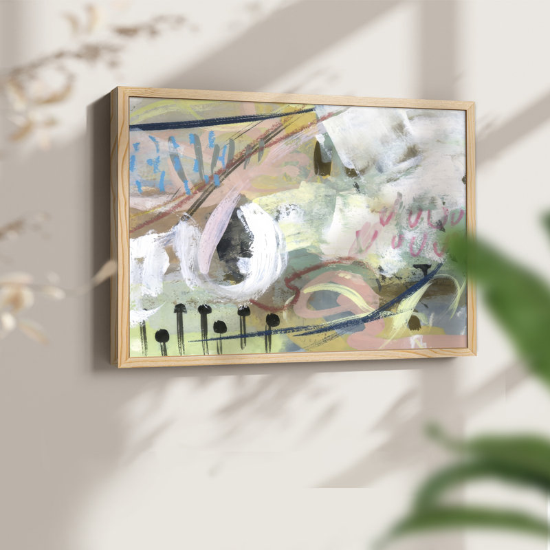 Note de musique I - Reproduction encadrée - Restickable, H 8 po x l 10 po, Naturel