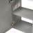 21.6" Modern Floating Bathroom Vanity - Ceramic Basin With Right Side Storage & Black Handle