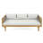 PATIO FURNITRE SETS : CLAREMONT 3 SEATER DAYBED + ACACIA WOOD TABLE