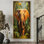 «Hartsell Elephant In The Tropical Rainforest», art sur toile éléphant