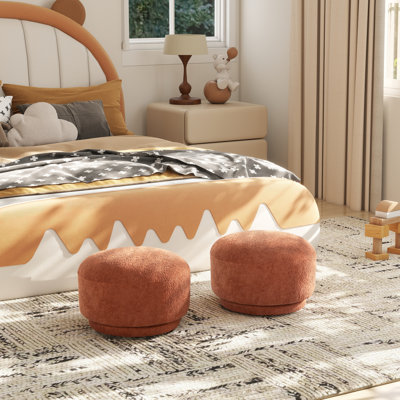 Colne 15" Mushroom Footstool Ottoman