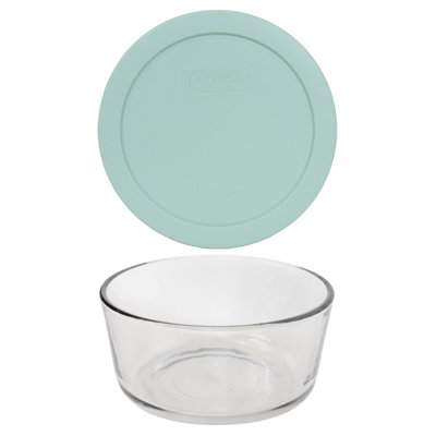 Pyrex (1) 7201 4 Cup Glass Bowl & (1) 7201-PC Lid