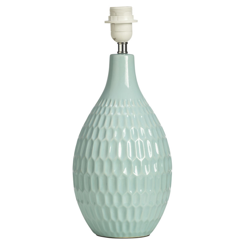 Pittsburgh Ceramic Lamp Base Lamp, Light Blue