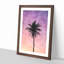 Summer Palm Tree - Framed Print-56921046-56921047