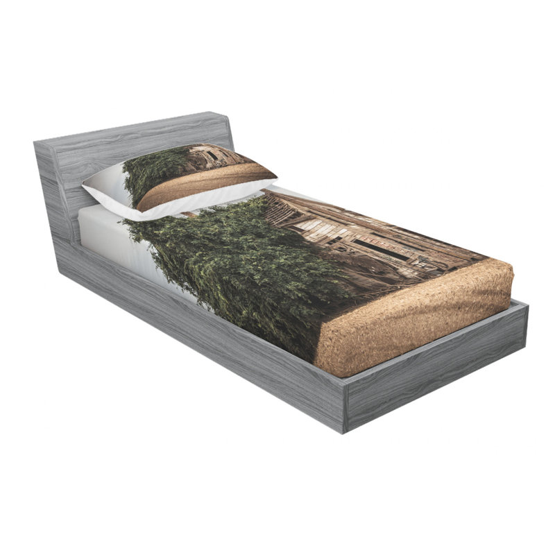 Microfiber Sheet Set, Twin Sheet Set with Fitted Sheet