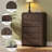 Cevat Rattan 5-Drawers Dresser，Thickened Curved Profile Design-728860066