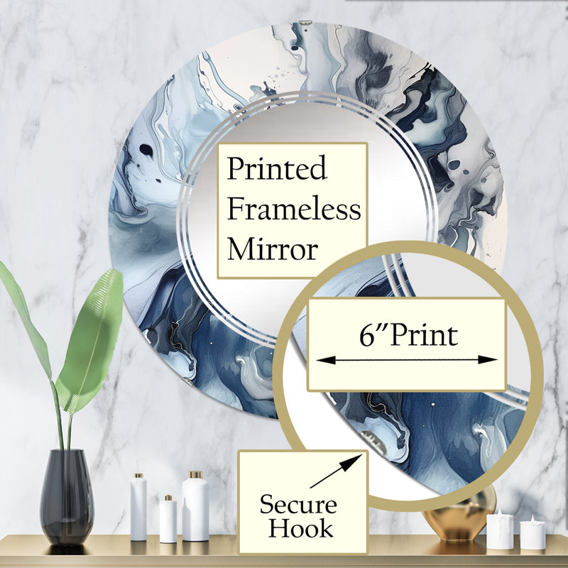 Dascomb Circle Wall Mirror, 32" x 32"