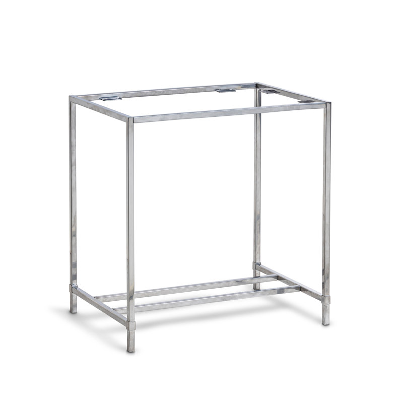 St. Tropez End Table, Mirrored Silver