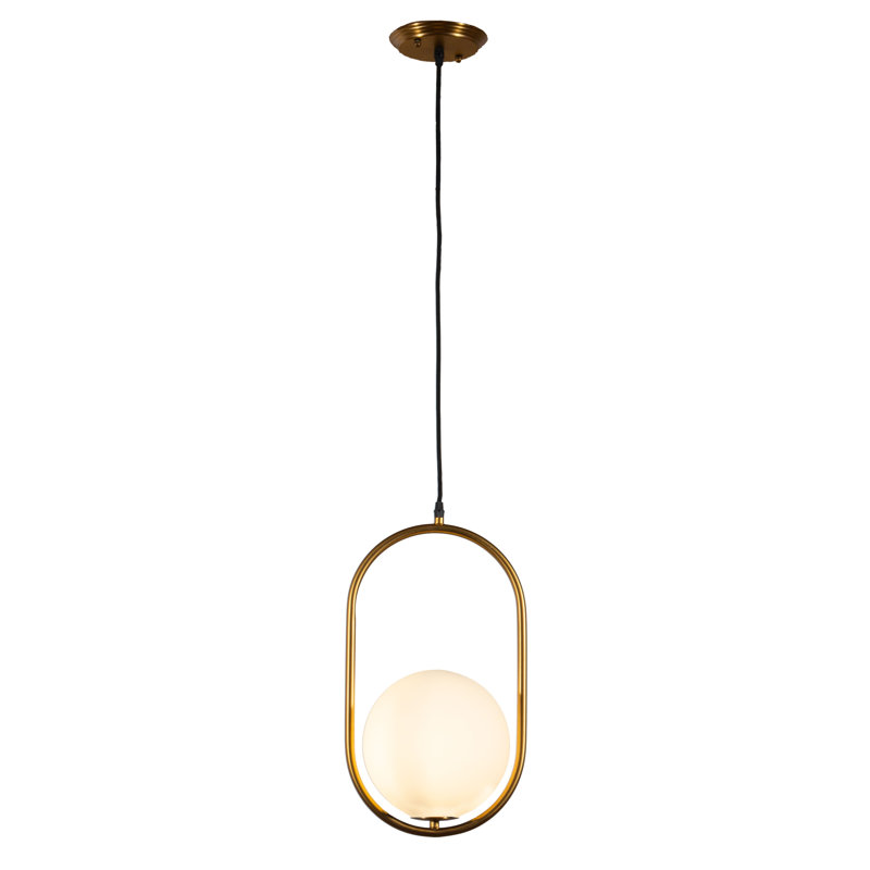 Denney 1 - Light Gold Single Pendant