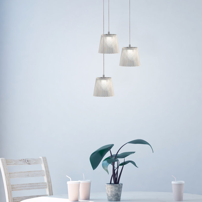 Luminaire suspendu conique à 3 lumières Emerie
