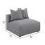 Chaise d'appoint en polyester 38,5 pouces Dalice