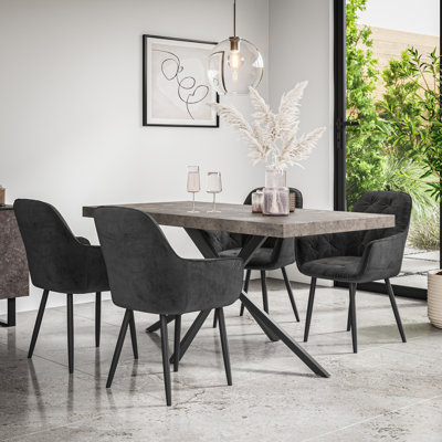 Agretha 4 - Person Dining Set