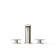 Composed Deck-Mount Bath Faucet With Cross Handles