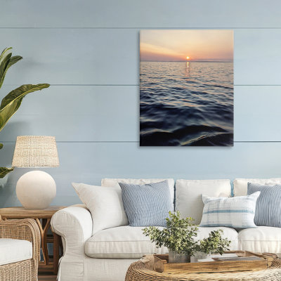 «Sundown Waters Seascape Canvas» par Kali Wilson