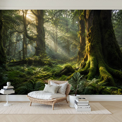 Papier peint adhésif autocollant Mystical Forest