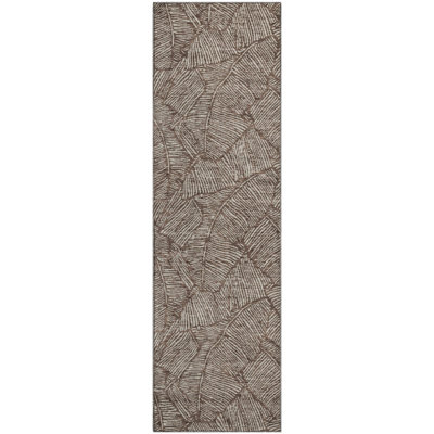 Premium Machine Washable Prisco Brown Rug