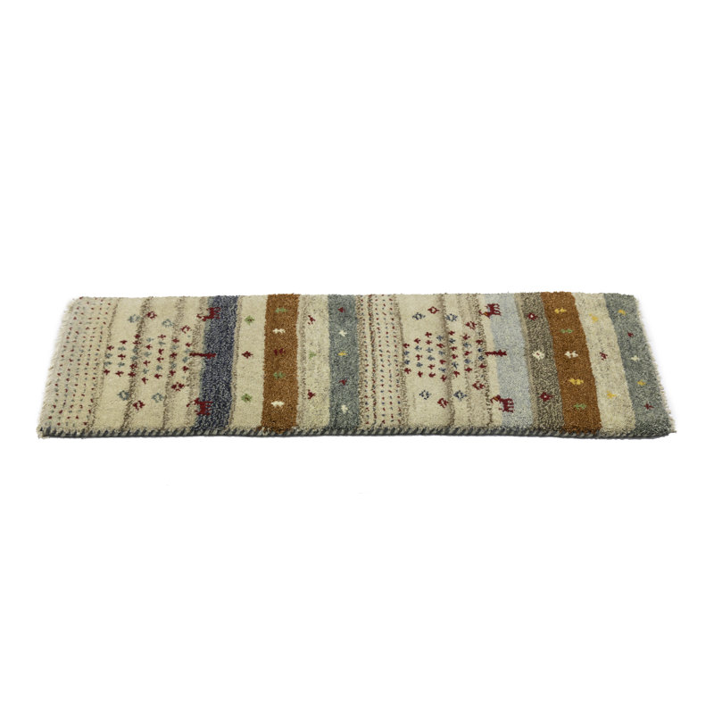 Jagmohan Performance Wool Striped Indoor Rug