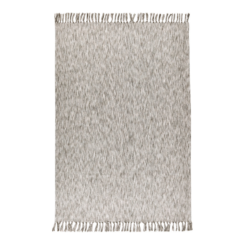 Sharma Cotton Hand Woven Throw Blanket, Beige