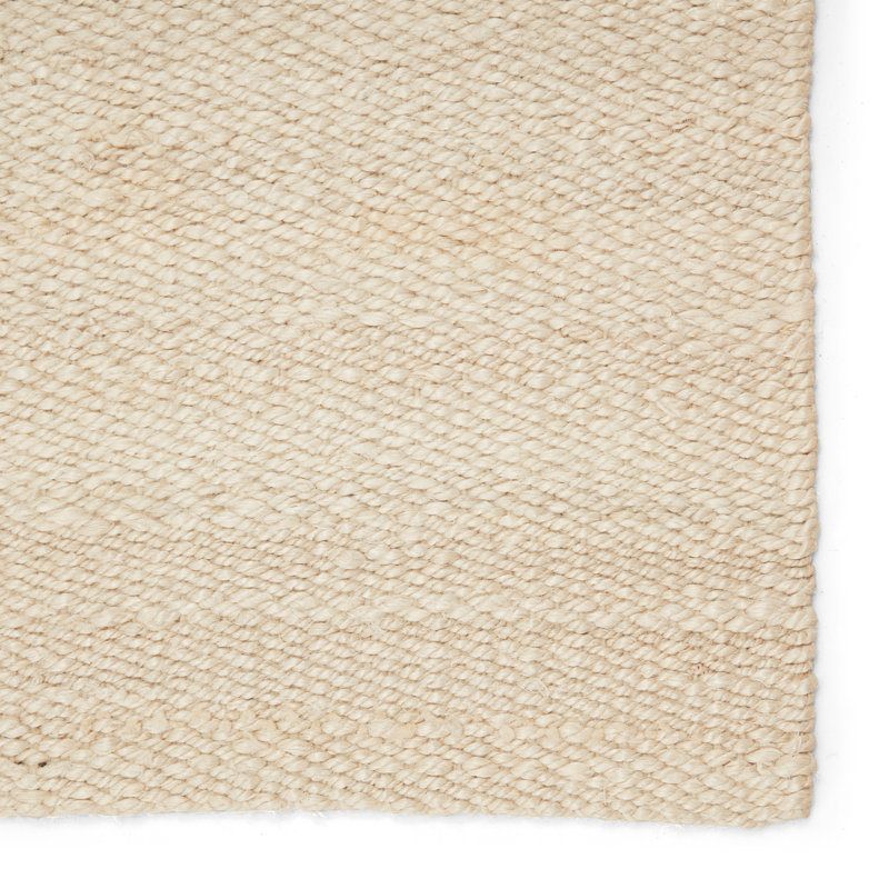 Naturals Tobago Jute / Sisal Area Rug in Egret, Rectangle 6' x 9'