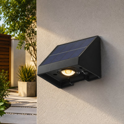 8-Pack Decorative Solar Fence Lights | Waterproof Outdoor Warm White LED Spot-Lens Lighting for Walls, Decks, Patios, Yards, Rails, Garages and Gardens, Easy Installation and Enhanced Security
