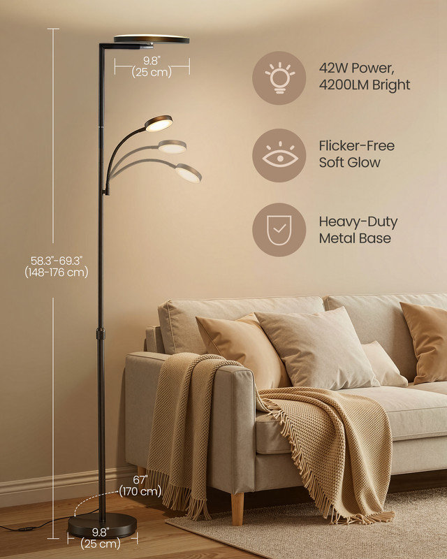 176 H cm Traditional Floor Lamp