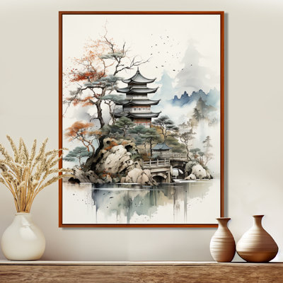 Corann Asian Art Fantasy Sumi II - Art asiatique, reproduction d'art encadrée