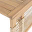Ensemble de conversation de patio rustique 5 pièces avec structure en acacia robuste et coussins hydrofuges Hawthorne