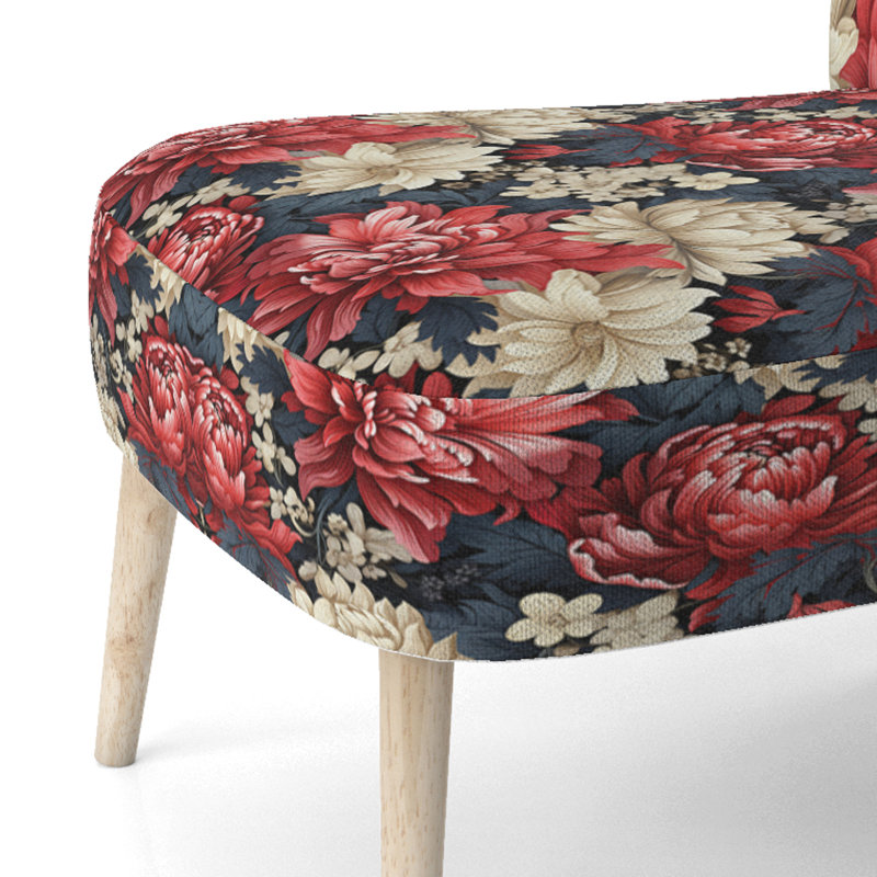 Fauteuil d'appoint Mystic Red Damask Whispers