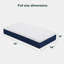 Matelas en mousse viscoélastique réglable 10 po-492988003