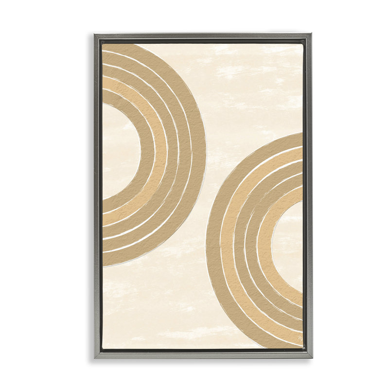 «Neutral Arch Expressions» par Martina Pavlova, Cadre flottant gris lustré, H 25 po x l 17 po x P 1,7 po