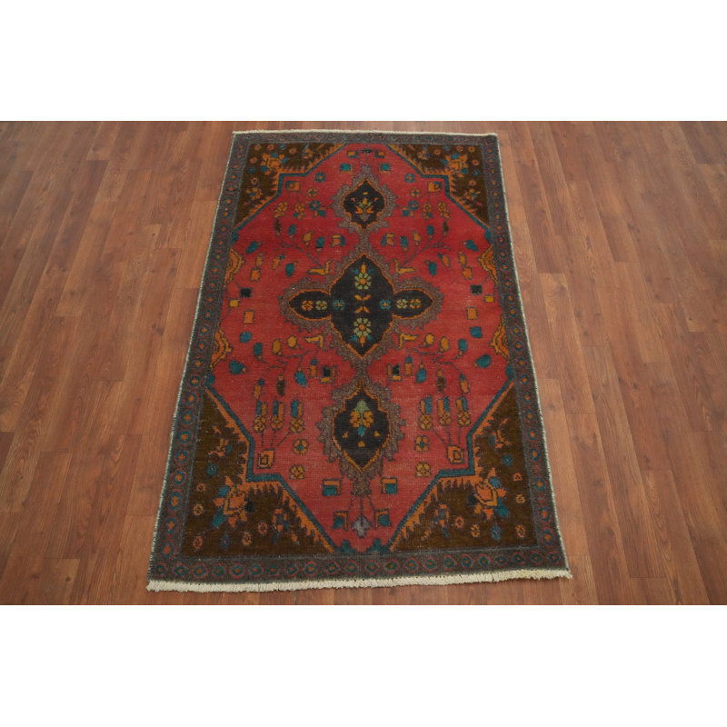 Tapis traditionnel en laine fait à la main 3 x 5