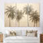 Ensemble de salon mural rétro Vintage Tranquility Palm Trees I - Palmiers et palmiers-107765281-107765283