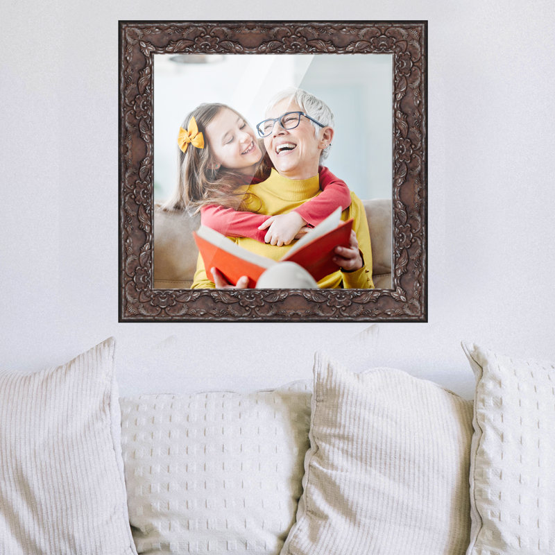 Zeon Brown Solid Wood Picture Frame, 20" x 20"