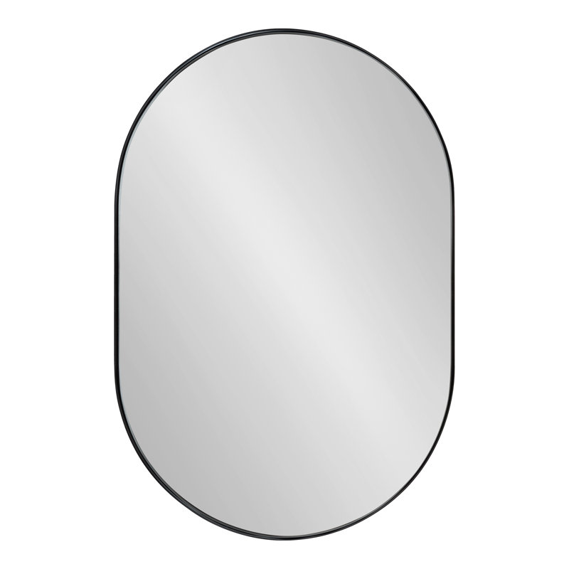 Miroir pleine grandeur Fabron, 30 po x 20 po, Noir