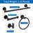 5-Piece Bathroom Hardware Set - Stainless Steel Wall Mounted Towel Bar, Toilet Paper Holder, Towel Ring And Hooks - Modern Durable Bathroom Accessories-113930552