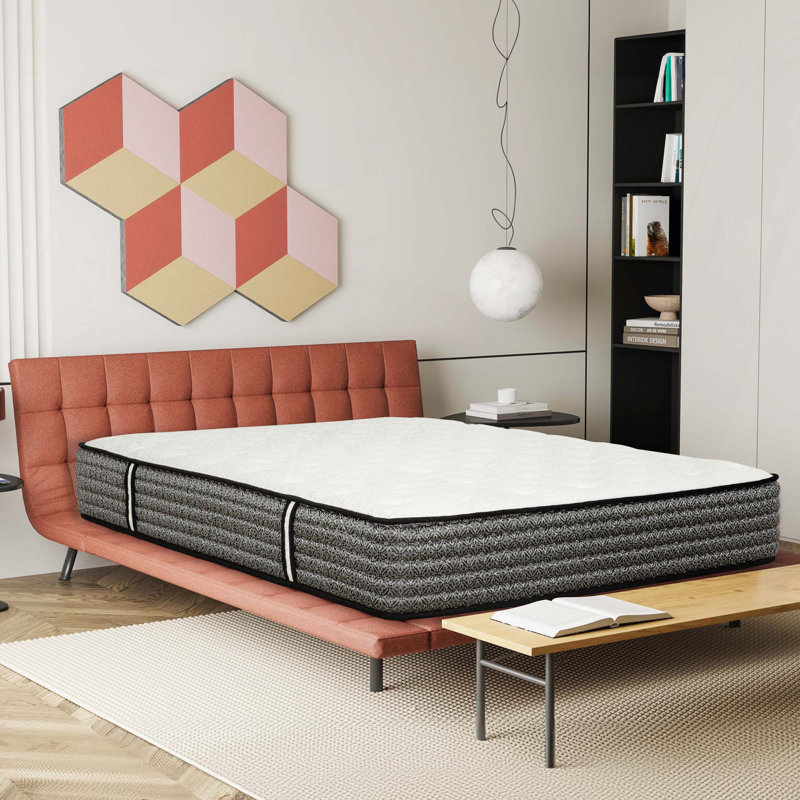 12" Hybrid Mattress, Plush Top Gel-Memory Foam & Pocket Spring Mattress, Cooling Technology, Low Motion Tranfer, Full 