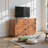 Dejesus 27.5"W 3-Drawer Dresser Single Dresser With Waveform Fluted Panel 