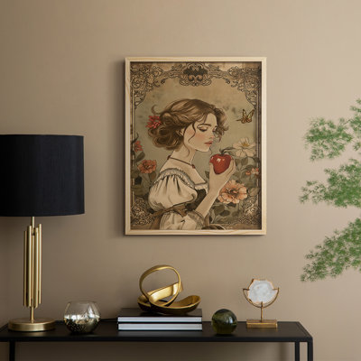 WOMEN Series CCCLXXX Framed Print - Solid Wood